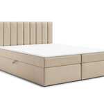 Boxsping met opbergruimte Beige